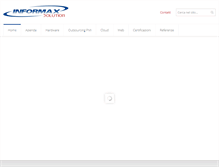 Tablet Screenshot of informaxsolution.com